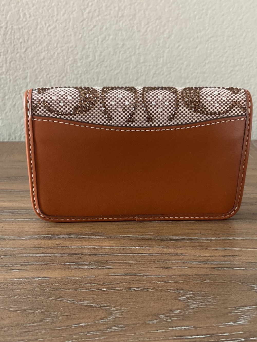 Coach Crystal Signature Jacquard Hamptons Hobo - Picture 14 of 16